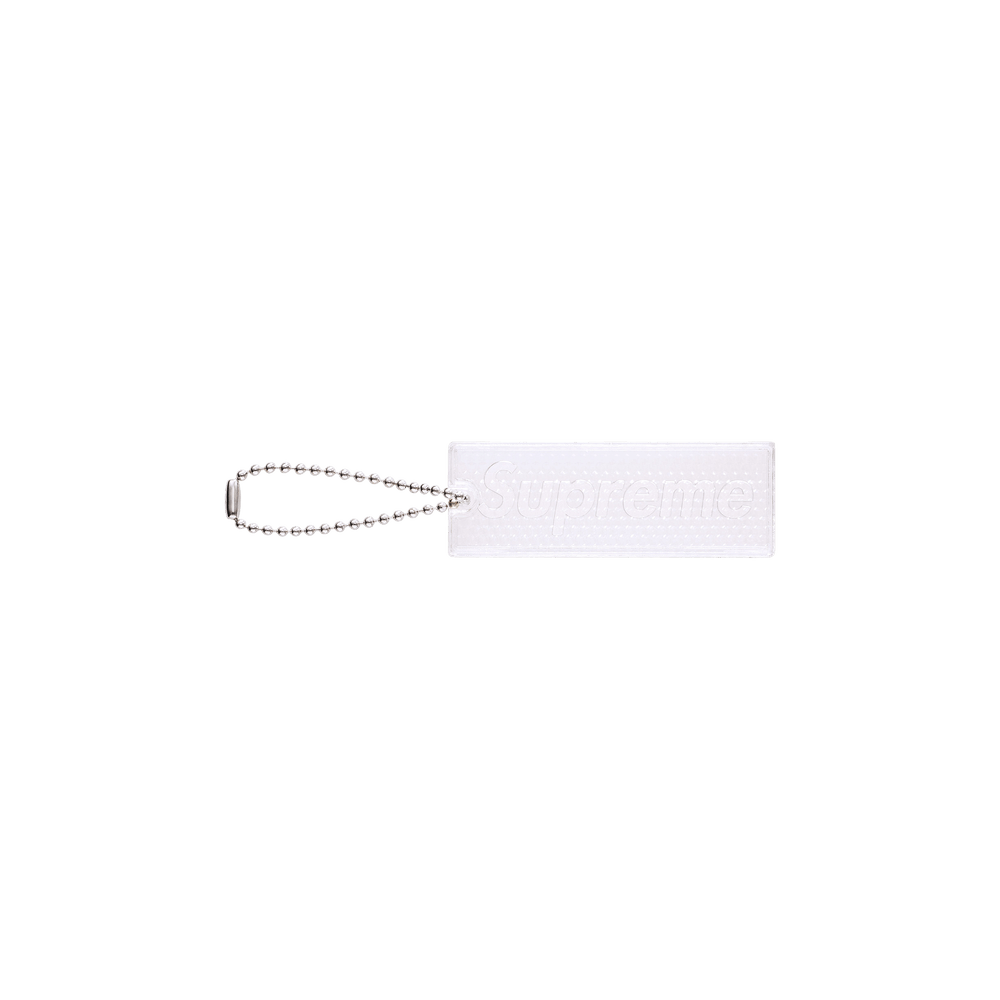 Supreme Reflective Keychain Clear