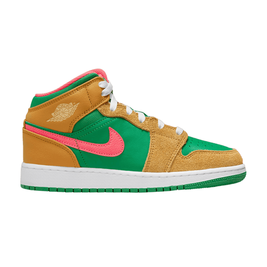 Jordan 1 Mid SE Chutney Lucky Green (GS)