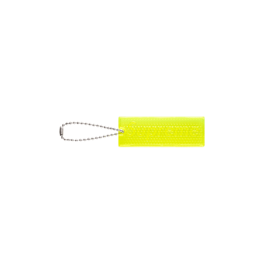 Supreme Reflective Keychain Yellow