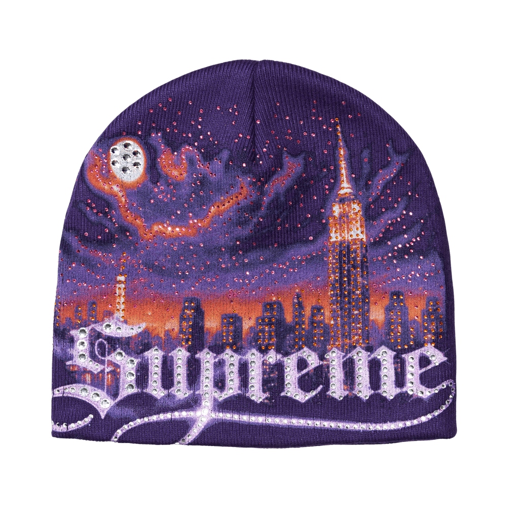 Supreme Cityscape Beanie 'Purple'