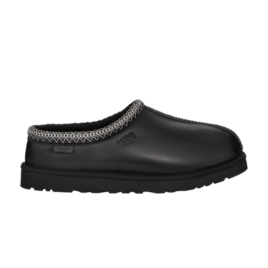 UGG Tasman LTHR Regen Slipper Black