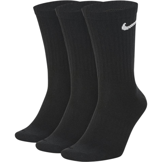 Nike Socks - Everyday Lightweight Crew Black 3-PACK