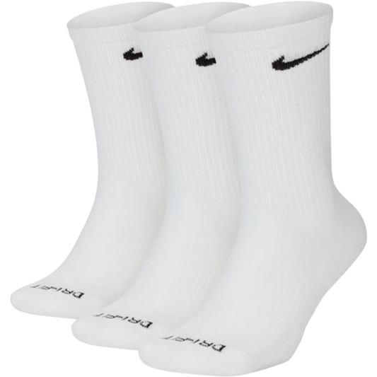 Nike Everyday Plus Cushioned White 3-pack