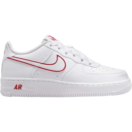Nike Air Force 1 White Red (GS)