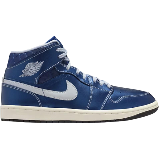 Jordan 1 Mid SE Metallic Blue Quilted (Women's)