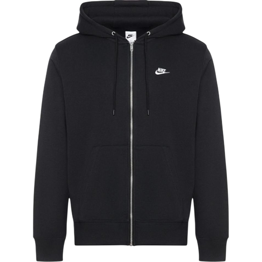 Nike Club Zip Hoodie Black